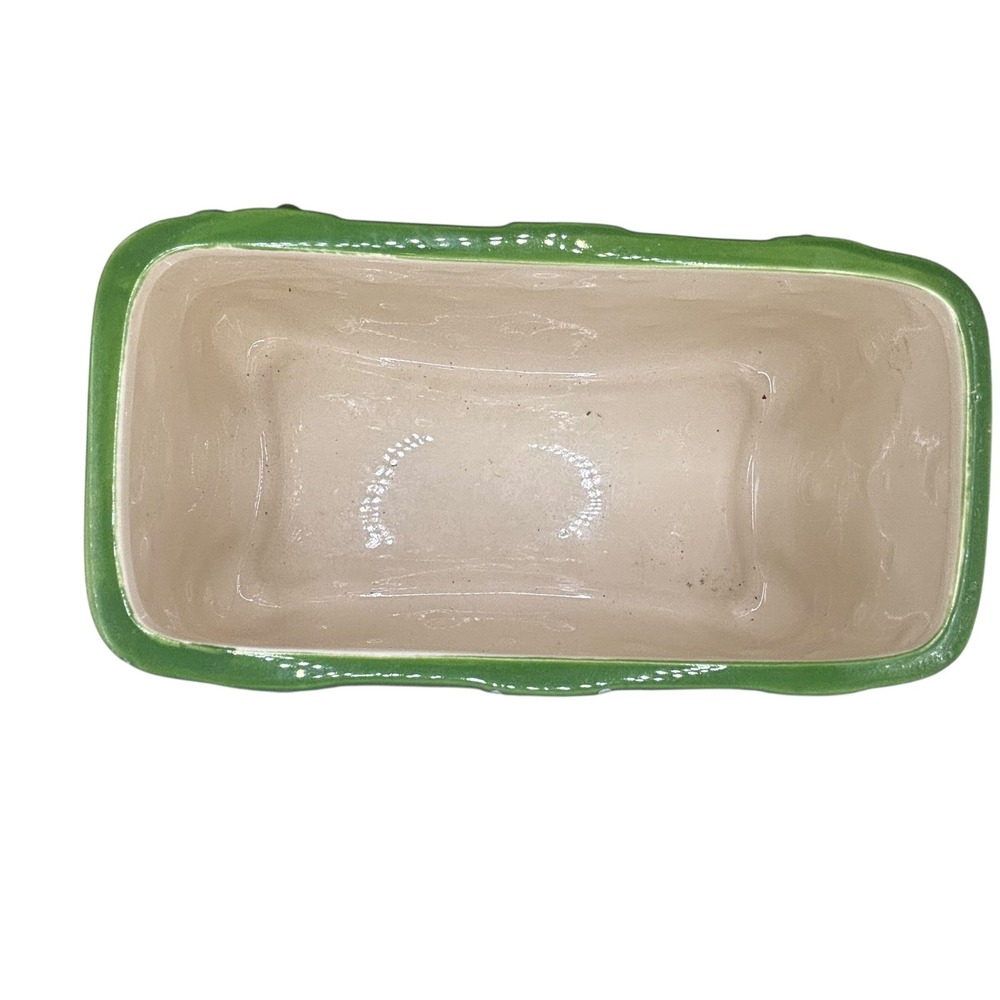 Temp‎ Tations Green Polka Dot Handbag Shaped Ceramic Cookie Jar with Lid - Picture 6 of 12